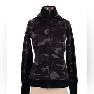 Athleta Camo Zip Hoodie